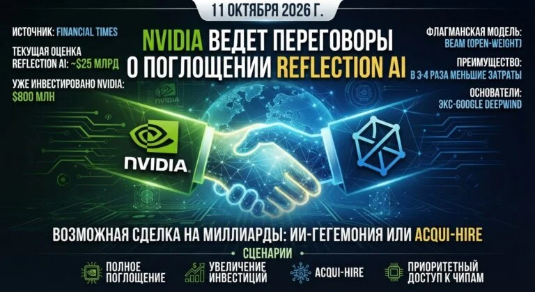 Новости ИИ: Nvidia и Reflection AI