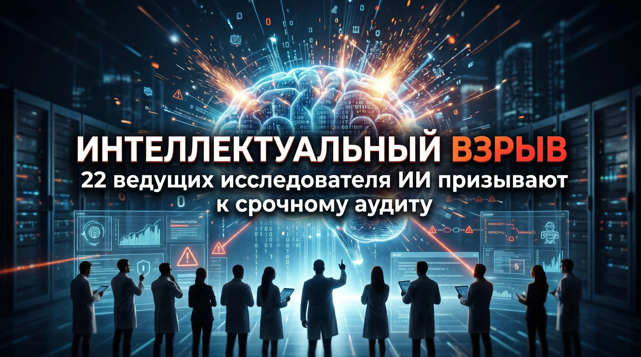 «Интеллектуальный взрыв»: 22 ведущих исследователя ИИ призывают к срочному аудиту