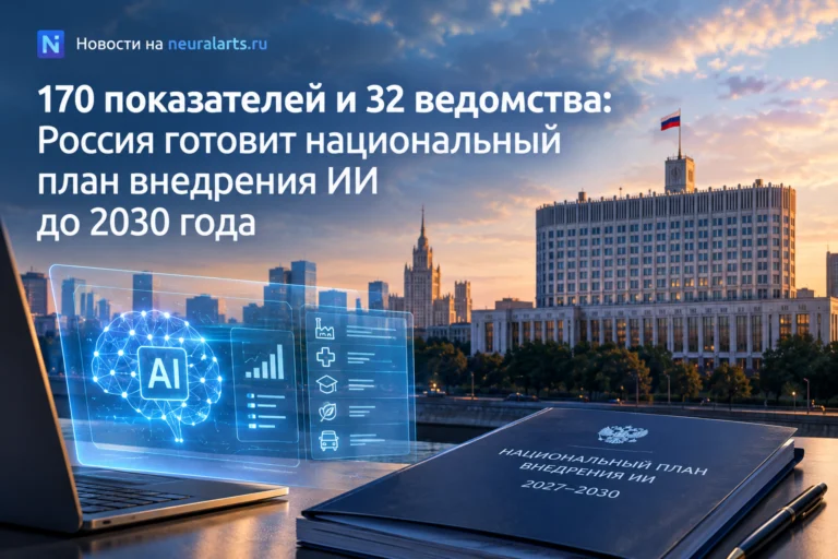170 показателей и 32 ведомства: Россия готовит национальный план внедрения ИИ до 2030 года